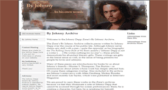 Desktop Screenshot of byjohnny.johnnydepp-zone2.com